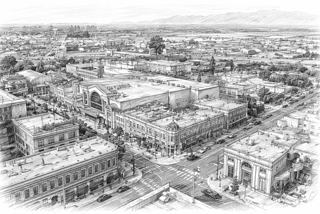 Commercial facility setting for Loom’s Salinas janitorial service area